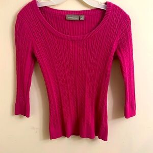 Croft & Barrow pink sweater